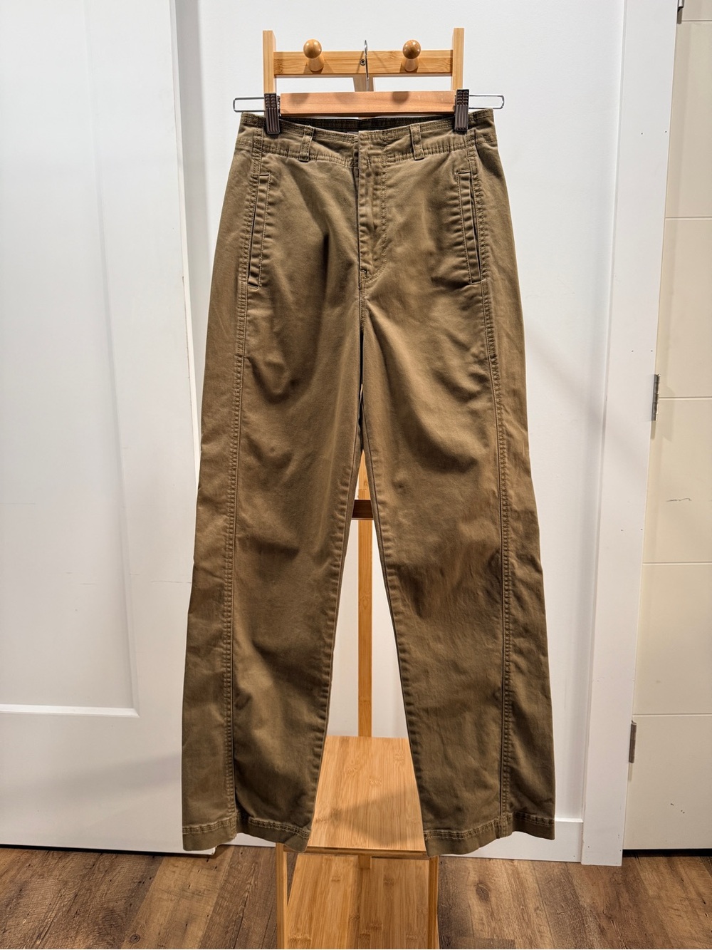 Habitual Women’s High Rise Utility Straight Leg Twill Pants